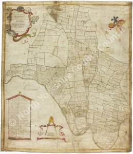 Historic map of Howsham 1758